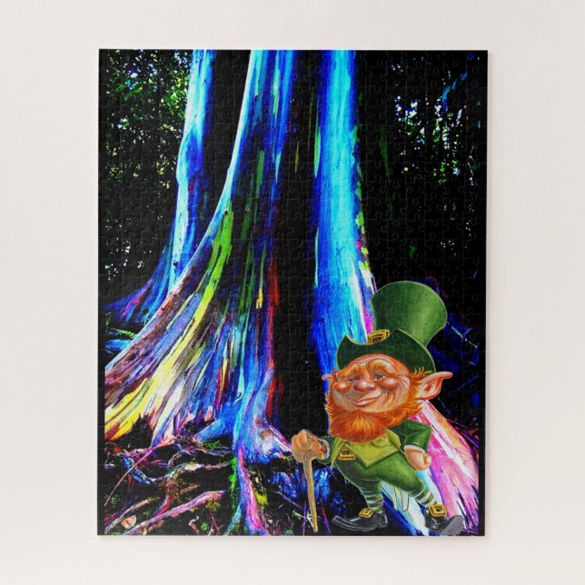 ST. LE JOUR DE PATRICK LEPRECHAUN JIGSAW PUZZLE (Vertical)