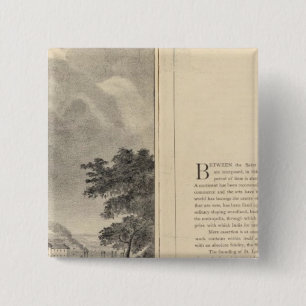 St. Louis, 1832 2 Inch Square Button