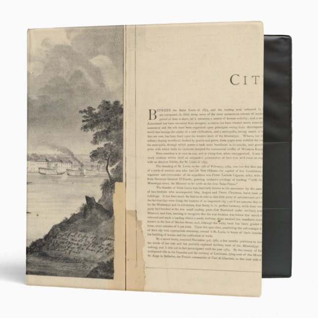 St. Louis, 1832 Binder (Front/Inside)