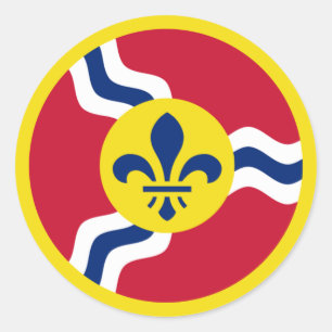 St. Louis Aero Force Classic Round Sticker
