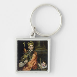 St. Louis and his Page, c.1585-90 Keychain