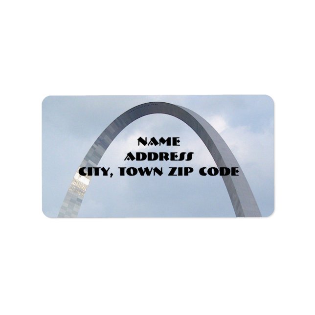 St. Louis Arch Address Labels (Front)