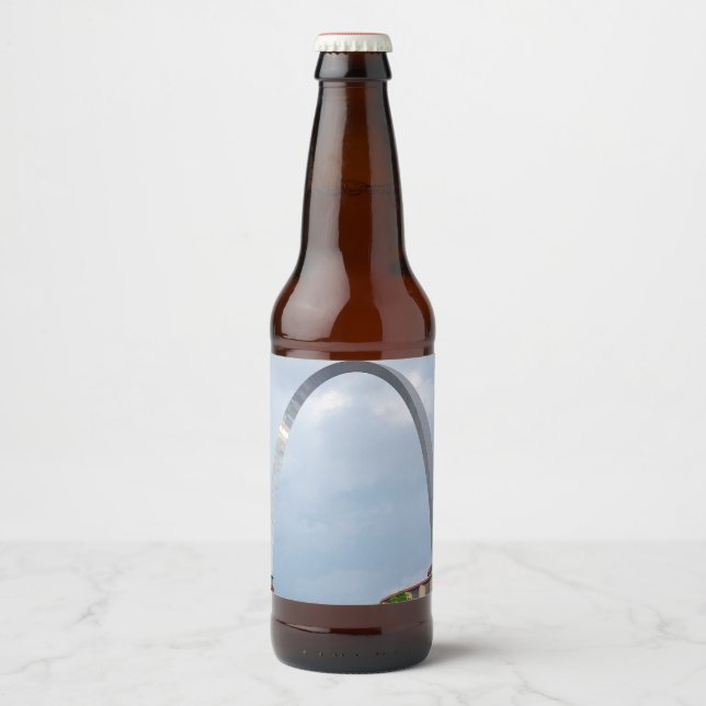 St. Louis Arch Beer Bottle Label (Front)