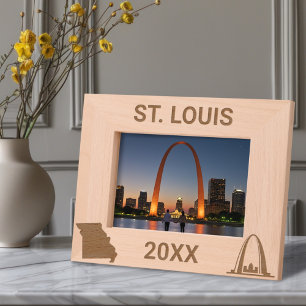 St. Louis Arch Missouri Custom Etched Frames
