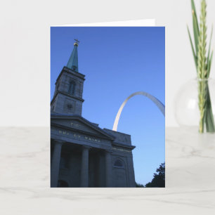St. Louis Arch w/ Church Card