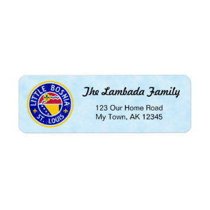 St Louis Bosnian American Address Labels