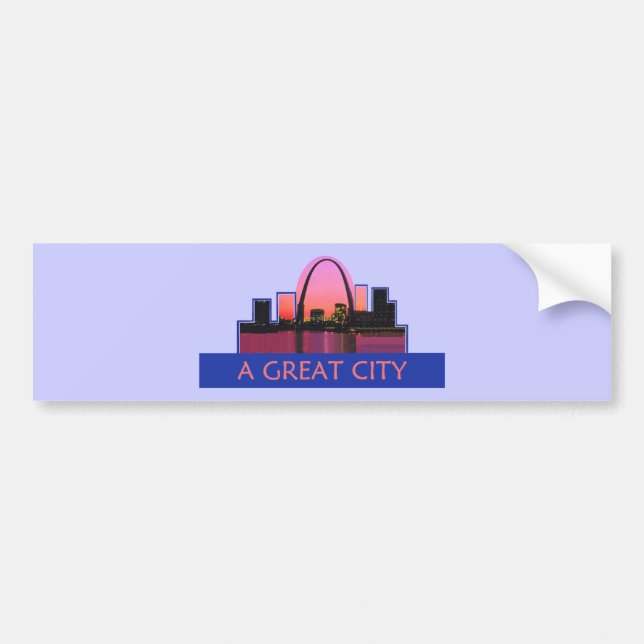 St. Louis Bumper Sticker (Front)