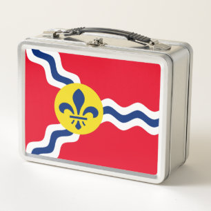 St. Louis city flag Metal Lunch Box