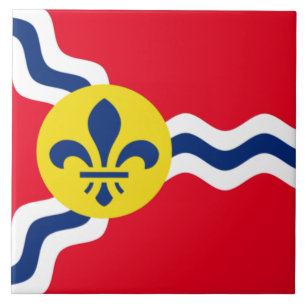 St. Louis city flag Tile