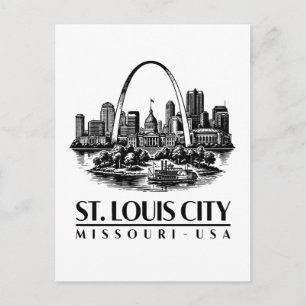 St. Louis City Missouri USA Postcard