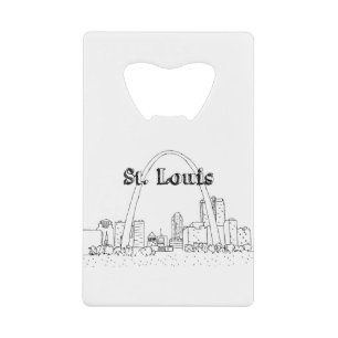 St. Louis Credit Card Bottle Opener