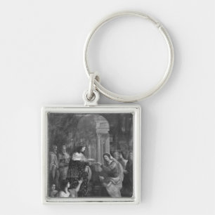 St. Louis  distributing alms Keychain