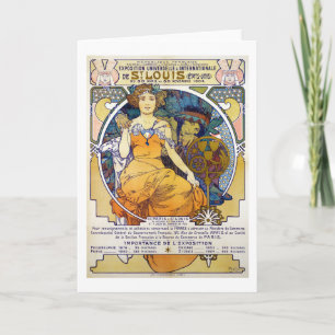 St. Louis Exhibition, Mucha Card