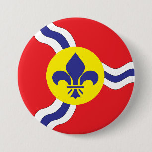 St. Louis flag 3 Inch Round Button