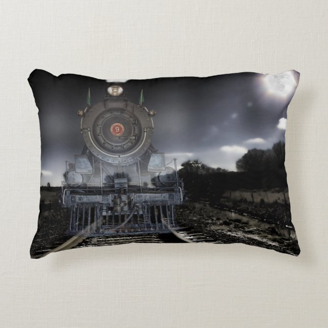 St. Louis Ghost Train Accent Pillow (Front)