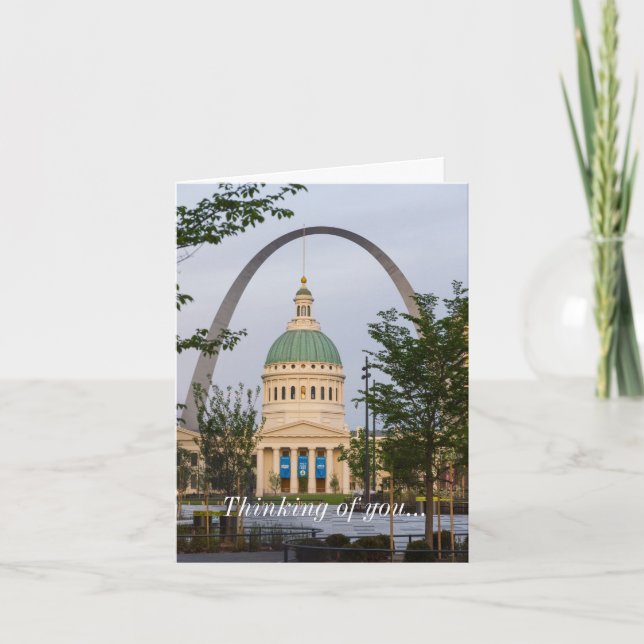 St Louis History Thinking Of You Card (Front)
