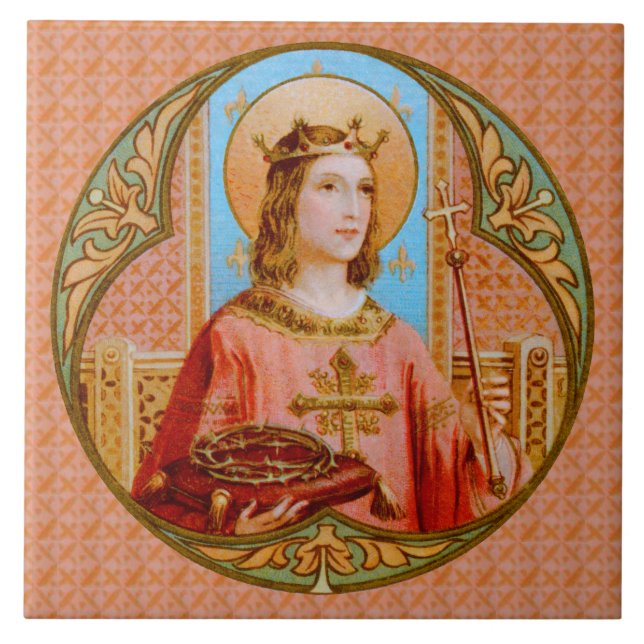 St. Louis IX the King (BK 004) Tile (Front)