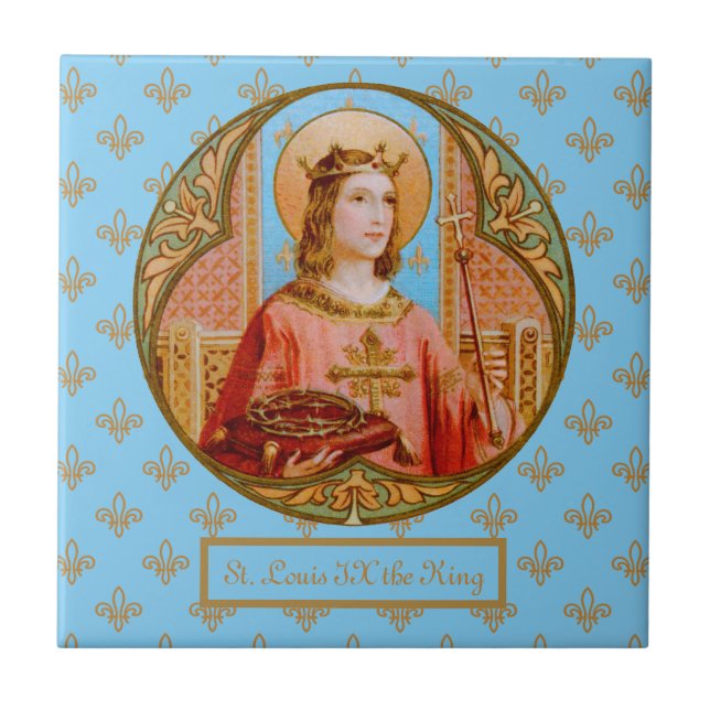 St. Louis IX the King (BK 004) Tile (Front)