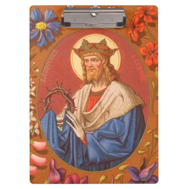 St. Louis IX the King (PM 05) Customizable Clipboard (Front)