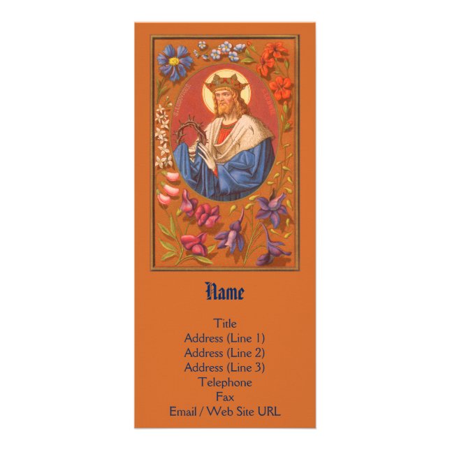 St. Louis IX the King (PM 05) Customizable Rack Card (Front)