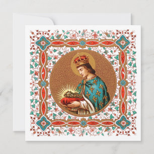 St. Louis IX with Rinceau Border (BK 065)