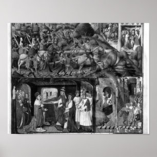 St. Louis  Leaving for the Crusade Poster