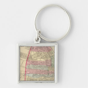 St Louis Map by Mitchell Keychain