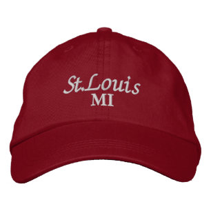 St. Louis Michigan Embroidered Baseball Hat