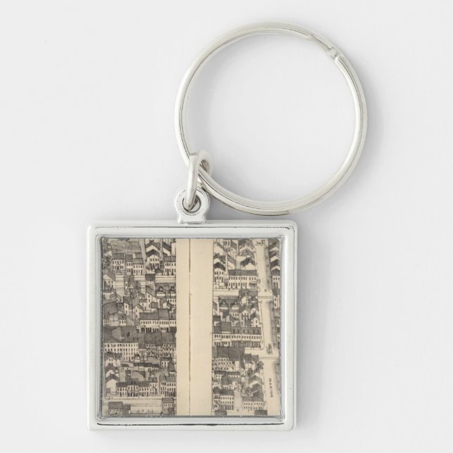 St. Louis, Missouri 12 Keychain (Front)