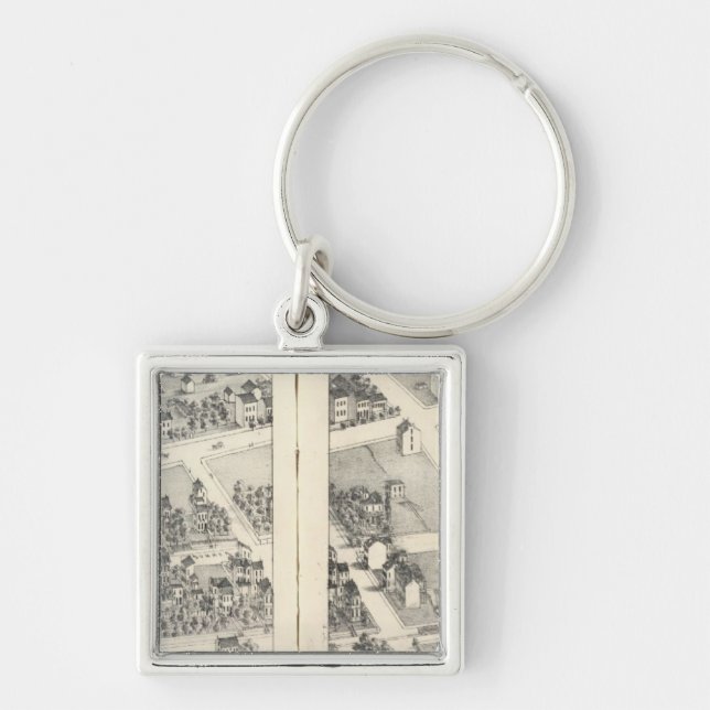 St. Louis, Missouri 14 Keychain (Front)