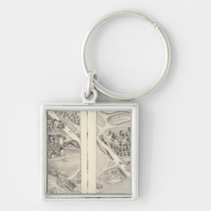 St. Louis, Missouri 18 Keychain