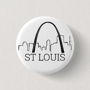 St. Louis, Missouri 1 Inch Round Button