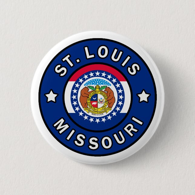 St. Louis Missouri 2 Inch Round Button (Front)