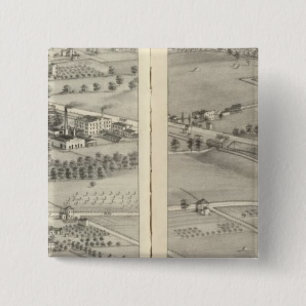 St. Louis, Missouri 2 Inch Square Button