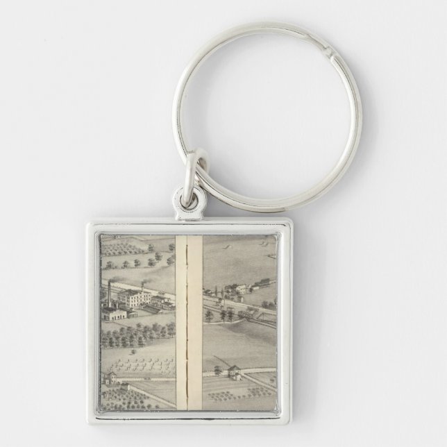 St. Louis, Missouri 2 Keychain (Front)