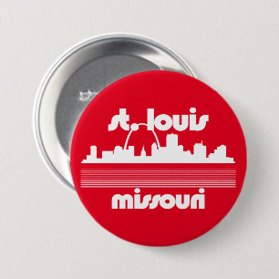 St. Louis Missouri 3 Inch Round Button