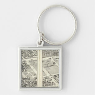 St. Louis, Missouri 4 Keychain