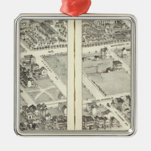 St. Louis, Missouri 4 Metal Ornament