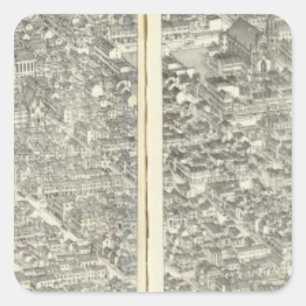 St. Louis, Missouri 4 Square Sticker