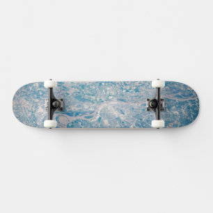 St. Louis, Missouri Along The Mississippi River. Skateboard