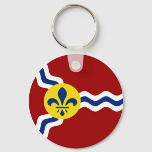 St. Louis (Missouri) City flag Keychain