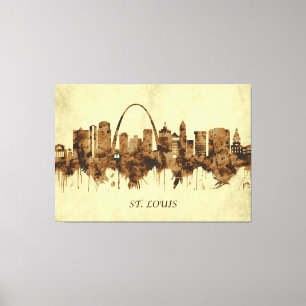 St. Louis Missouri Cityscape Canvas Print
