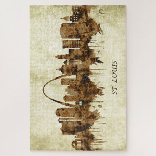 St. Louis Missouri Cityscape Jigsaw Puzzle