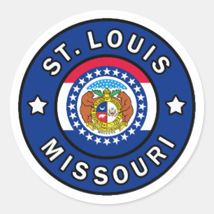 St. Louis Missouri Classic Round Sticker
