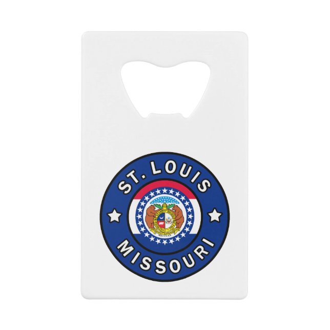 St. Louis Missouri Credit Card Bottle Opener (Front)