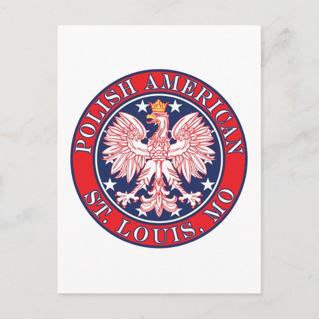 St. Louis Missouri Polish Postcard (Front)