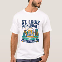 St Louis Missouri Skyline And Pickleball Court
