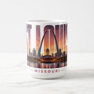 St Louis Missouri Skyline City Name Travel Coffee Mug