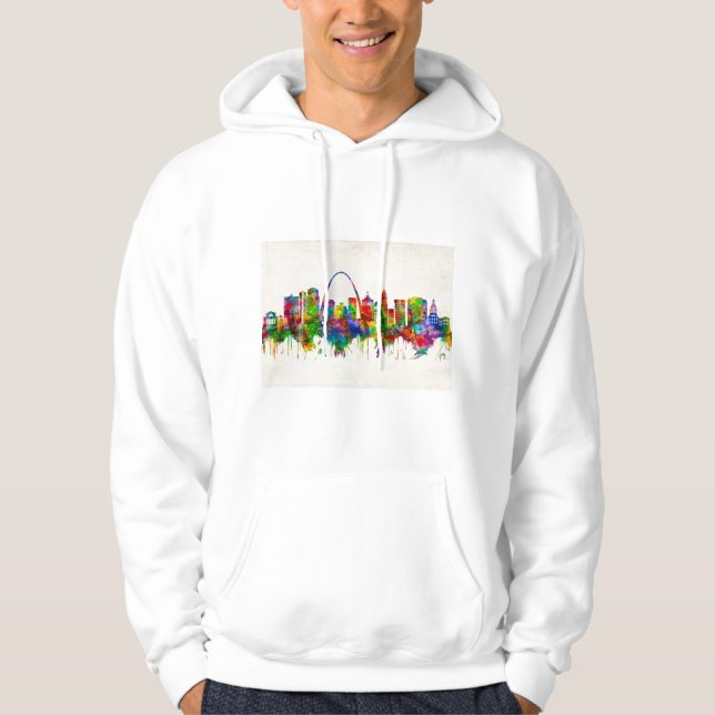 St. Louis Missouri Skyline Hoodie (Front)