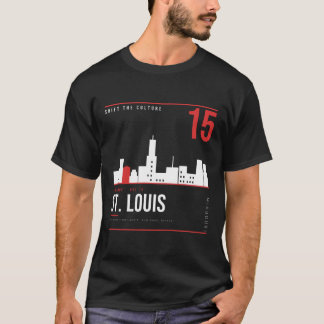 St. Louis Missouri Skyline ShiftTape Vol 15 T-Shirt